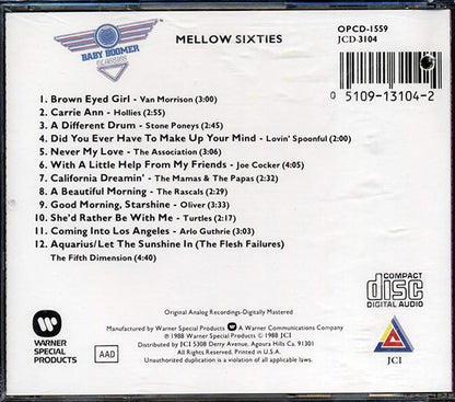 Van Morrison, Hollies, The Lovin' Spoonful, Etc. - Mellow Sixties: Twelve Easy Rockin' Hits Of The Sixties (CD)