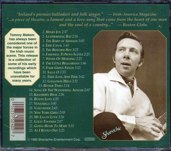 Tommy Makem - From The Archives (CD)