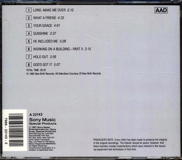 Benny Cummings Singers - Lord Make Me Over (CD)