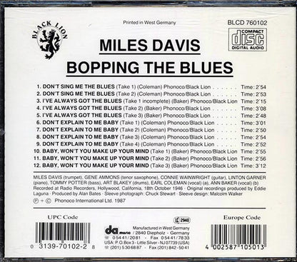 Miles Davis - Bopping The Blues (CD)