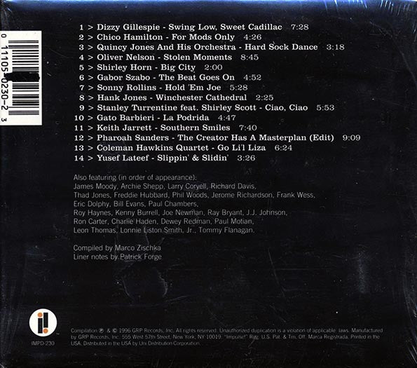 Dizzy Gillespie, Chico Hamilton, Quincy Jones & His Orchestra, Etc. - The Roots Of Acid Jazz (CD)