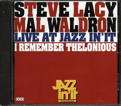 Steve Lacy, Mal Waldron - Live At Jazz International: I Remember Thelonious (CD)