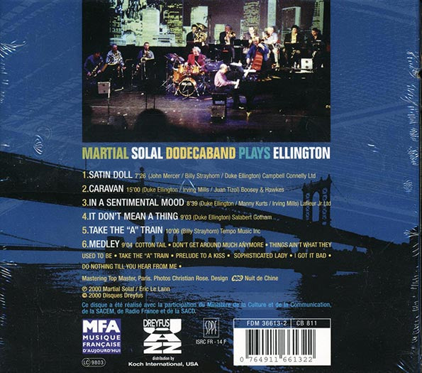 Martial Solal Dodecaband - Plays Ellington (CD)