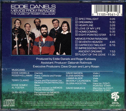 Eddie Daniels - Memos From Paradise: The Music Of Roger Kellaway (CD)