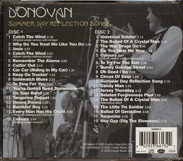 Donovan - Summer Day Reflection Songs (34 tracks) (CD)