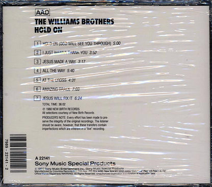 The Williams Brothers - Hold On (CD)
