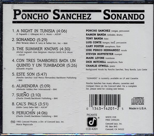 Poncho Sanchez - Sonando (CD)