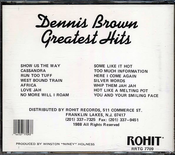 Dennis Brown - Greatest Hits (CD)