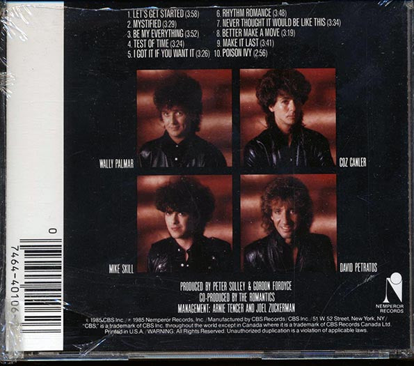 The Romantics - Rhythm Romance (CD)