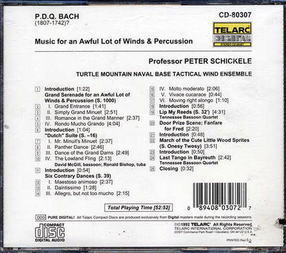 PDQ Bach - Music For An Awful Lot Of Winds And Percussion (CD)