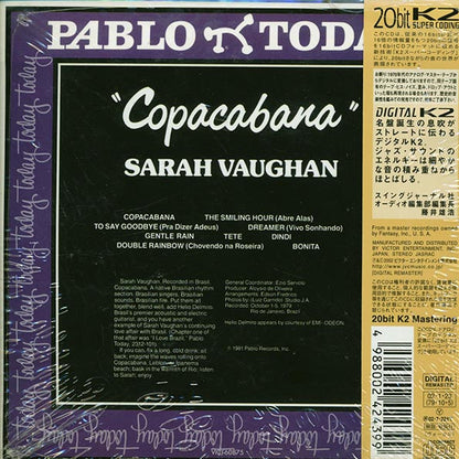 Sarah Vaughan - Copacabana: Exclusivamente Brasil (Japan) (ltd. ed.) (deluxe mini-LP slipsleeve edition) (remastered) (CD)