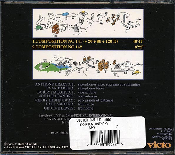 Anthony Braxton - Ensemble: Victoriaville 1988 (CD)