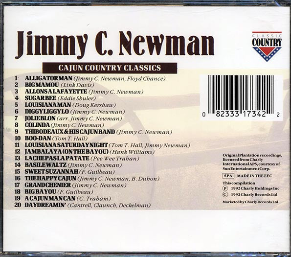 Jimmy C Newman - Cajun Country Classics (CD)
