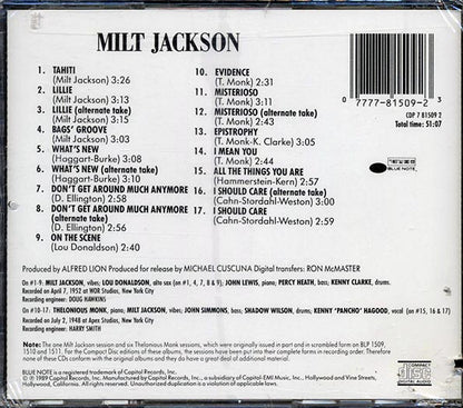Milt Jackson - Milt Jackson (CD)