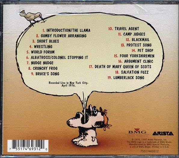 Monty Python - Live: At City Center (CD)