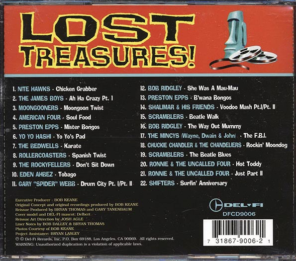 Nite Hawks, The James Boys, Moongooners, Etc. - Lost Treasures (CD)
