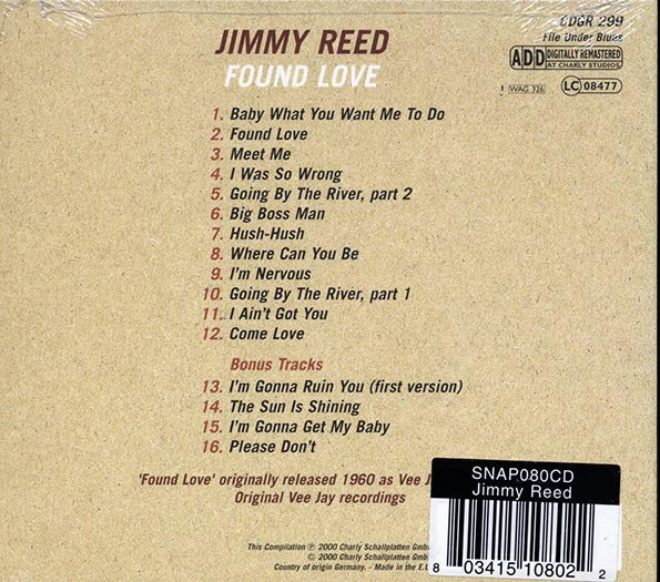 Jimmy Reed - Found Love (CD)
