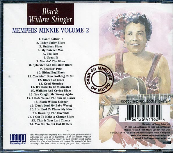 Memphis Minnie - Black Widow Stinger: The Essential Recordings Of Memphis Minnie Volume 2 (CD)