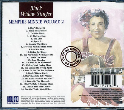 Memphis Minnie - Black Widow Stinger: The Essential Recordings Of Memphis Minnie Volume 2 (CD)