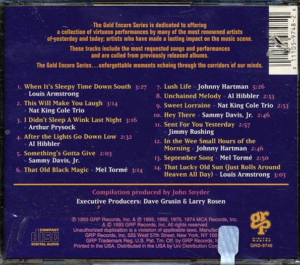 Louis Armstrong, Nat King Cole, Al Hibbler, Sammy Davis Jr., Etc. - Balladeers (CD)