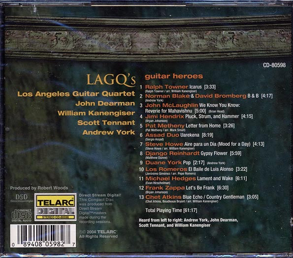 Los Angeles Guitar Quartet - LAGQ's Guitar Heroes (CD)