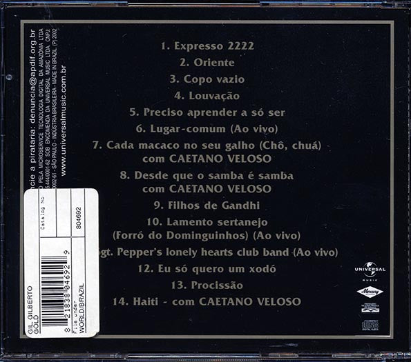 Gilberto Gil - Gold (CD)