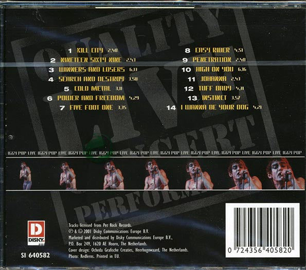 Iggy Pop - Power And Freedom (CD)