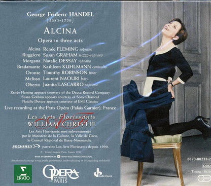 Handel, Alcina, Renne Fleming, Les Arts Florissants, William Christie - Alcina (3xCD) (box set) (CD)