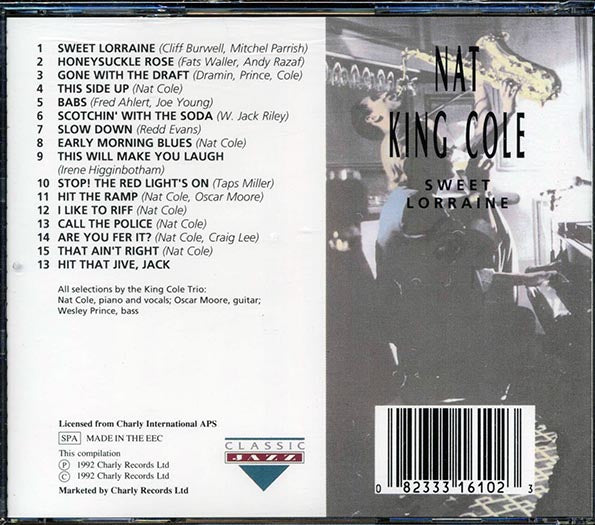 Nat King Cole - Sweet Lorraine (CD)