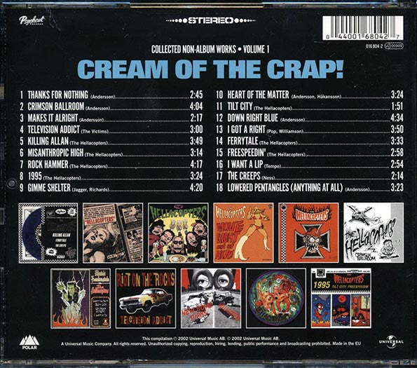 The Hellacopters - Cream Of The Crap: Collected Non-Album Works Volume 1 (CD)