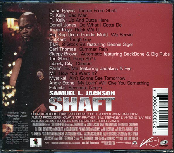 Isaac Hayes, R Kelly, Alicia Keys, Etc. - Music From And Inspired By Shaft (CD)