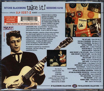 Ritchie Blackmore - Take It: Sessions 63/68 (24 tracks) (gold CD) (ltd. ed.) (CD)