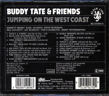 Buddy Tate & Friends - Jumping On The West Coast (CD)