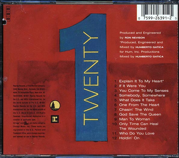 Chicago - Twenty 1 (CD)