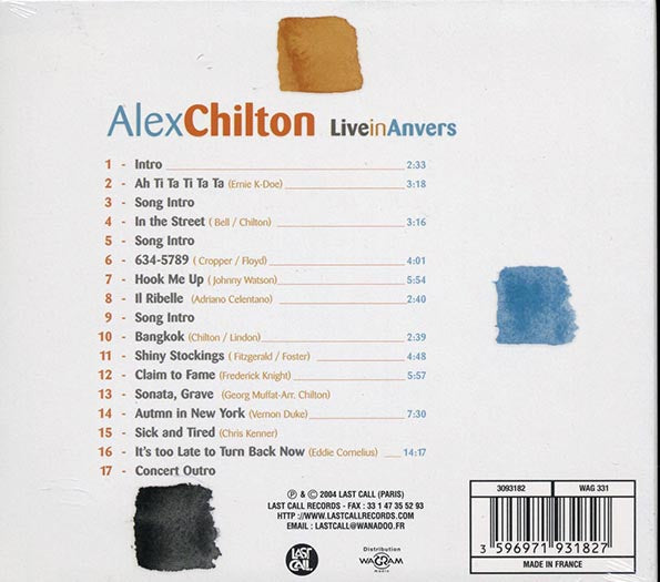 Alex Chilton - Live In Anvers (CD)