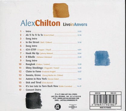Alex Chilton - Live In Anvers (CD)