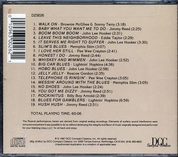 John Lee Hooker, Sonny Terry, Brownie McGhee, Jimmy Reed, Etc. - The Real Blues Brothers (CD)