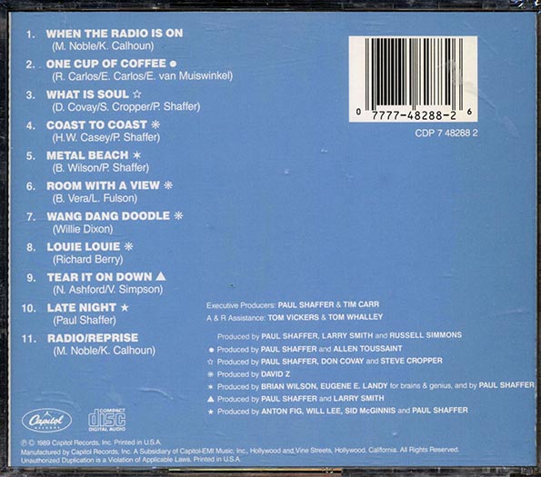 Paul Shaffer - Coast To Coast (CD)