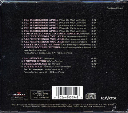 Lee Konitz, Bob Brookmeyer - In Paris (CD)