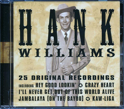 Hank Williams - 25 Original Recordings (CD)