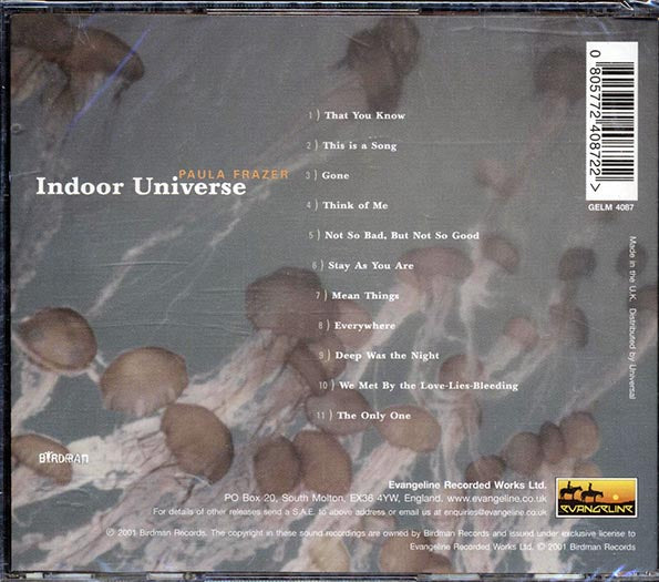 Paula Frazer - Indoor Universe (CD)
