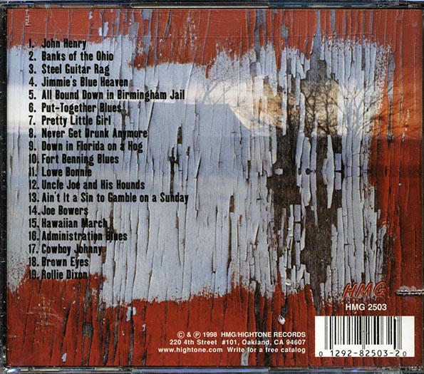 Jimmie Tarlton - Steel Guitar Rag (CD)