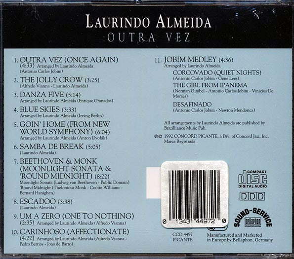 Laurindo Almeida - Outra Vez: Once Again (CD)