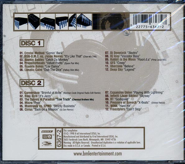 Atomic Babies, Run-DMC, The Crystal Method, Etc. - Digital Empire 2: The Aftermath (24 tracks) (2xCD) (CD)