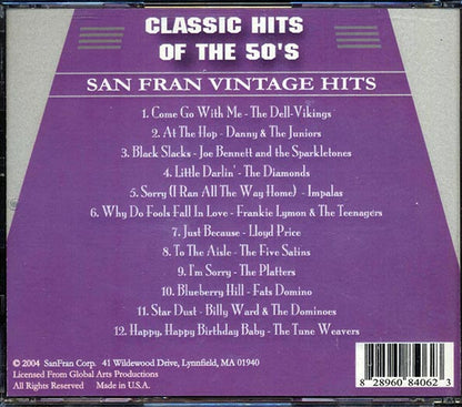The Dell-Vikings, Danny & The Juniors, The Diamonds, Etc. - Classic Hits Of The 50's (CD)