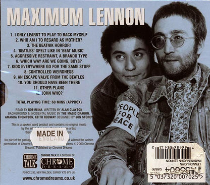 John Lennon - Maximum Lennon (CD)
