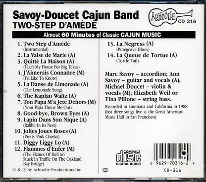 Savoy-Doucet Cajun Band - Two-Step D'Amede (CD)