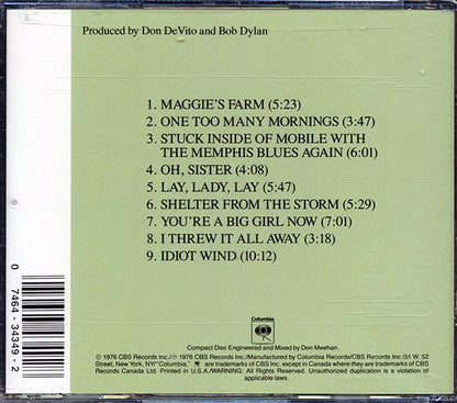 Bob Dylan - Hard Rain (CD)