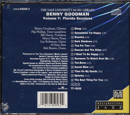 Benny Goodman - Florida Sessions (CD)