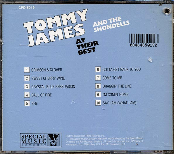 Tommy James & The Shondells - At Their Best (CD)